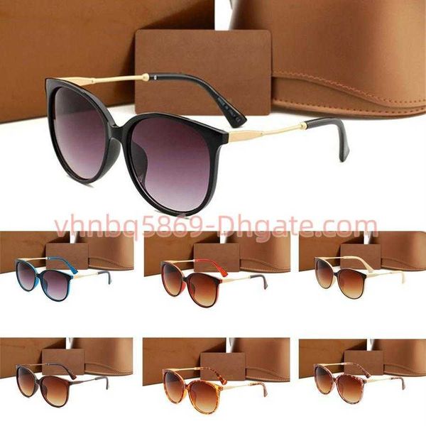 1719 designer sunglasses mens womens sun glasses fashion round gold frame uv400 glass lens eyewear for man woman with original cases boxs 7, Blue