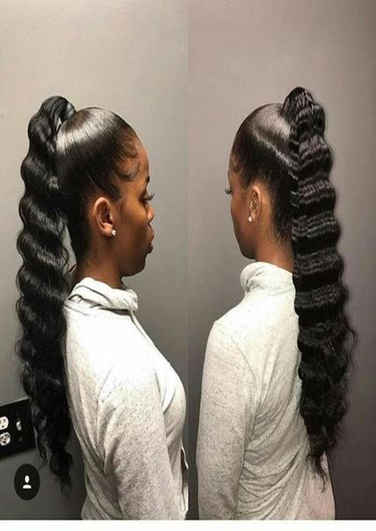 160g women wavy ponytail human hair extension body wave brazilian virgin hair drawstring human hair pony tails one piece5986137, Black
160g women wavy ponytail human hair extension body wave brazilian virgin hair drawstring human hair pony tails one piece5986137, Black