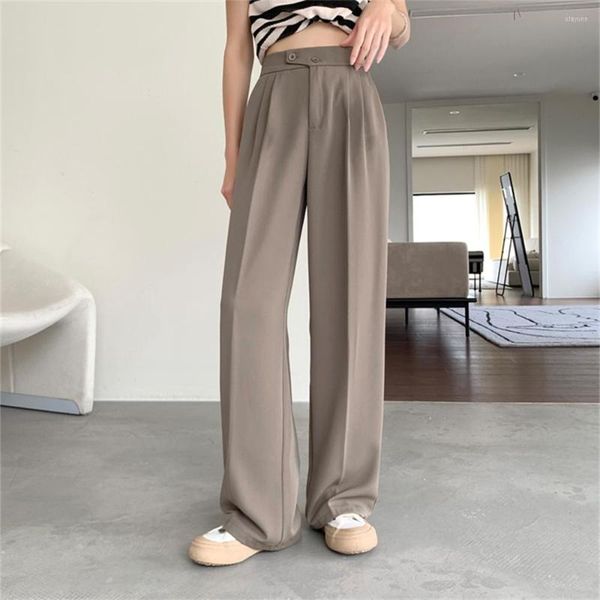 women's pants plamtee women slim-fit formal ol spring high waist 2023 loose wide-legged chic all match fashion mujer solid straight, Black;white
women's pants plamtee women slim-fit formal ol spring high waist 2023 loose wide-legged chic all match fashion mujer solid straight, Black;white
