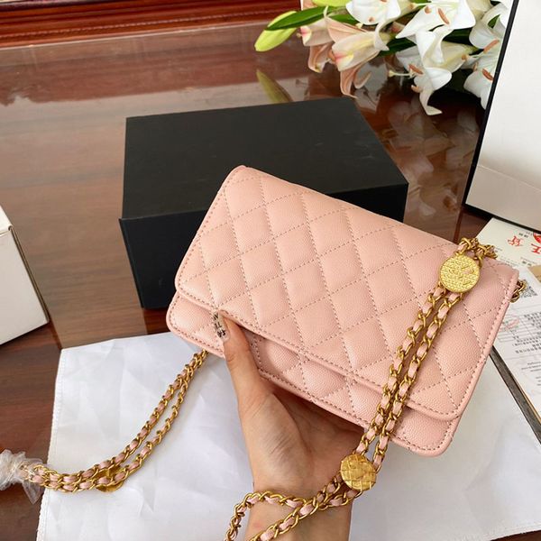 crossbody gold women chain bags designer wallet genuine caviar shoulder flap purse lambskin bag clutch card holder hardware 22a woc size 19
crossbody gold women chain bags designer wallet genuine caviar shoulder flap purse lambskin bag clutch card holder hardware 22a woc size 19