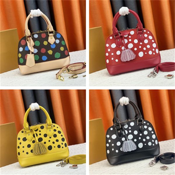 mt yk alma shell bag bb painted dots yayoi kusama shoulder handbag designer women handle bag purse infinity dots padlock grained genuine lea
mt yk alma shell bag bb painted dots yayoi kusama shoulder handbag designer women handle bag purse infinity dots padlock grained genuine lea