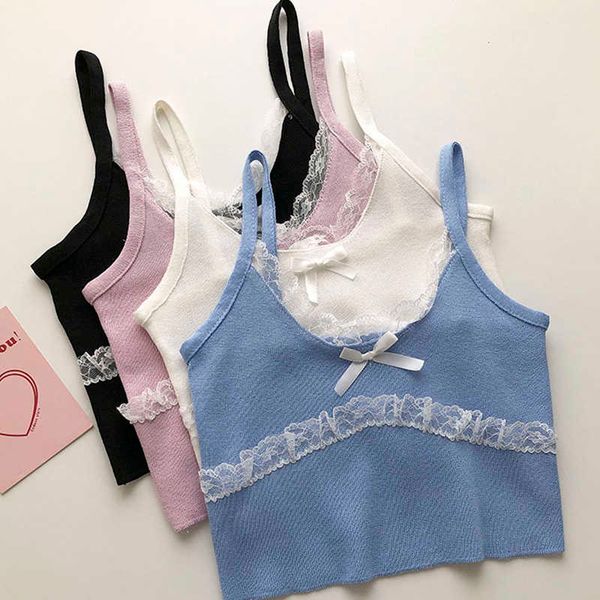 women's tanks camis heliar women lace bowknot female plain straps tank streetwear camisole cute crop for women 2023 summer aa230515, White
women's tanks camis heliar women lace bowknot female plain straps tank streetwear camisole cute crop for women 2023 summer aa230515, White