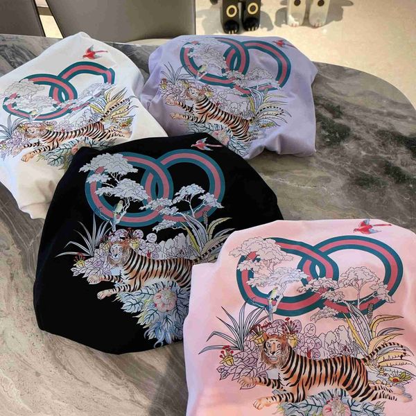 2022 new korean round neck pullover 210g combed cotton oo tiger cartoon couple loose short sleeve t-shirt, White;black
2022 new korean round neck pullover 210g combed cotton oo tiger cartoon couple loose short sleeve t-shirt, White;black