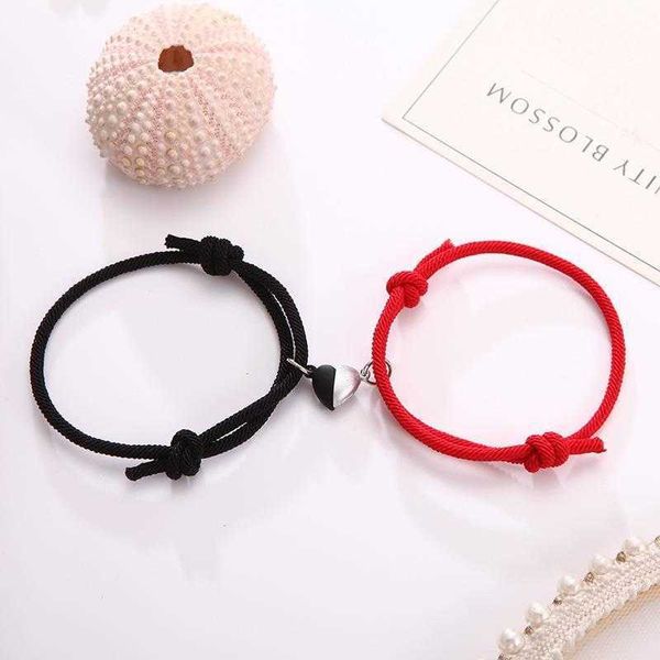 fashion trendy black bracelets and white love magnet milan rope couple bracelet a pair of girlfriends carrying strap ornament wholesale, Golden;silver
fashion trendy black bracelets and white love magnet milan rope couple bracelet a pair of girlfriends carrying strap ornament wholesale, Golden;silver