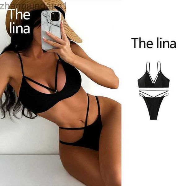designer bikini 2023 nylon bikini solid small circle swimwear triangle wrap swimwear, White;black
designer bikini 2023 nylon bikini solid small circle swimwear triangle wrap swimwear, White;black