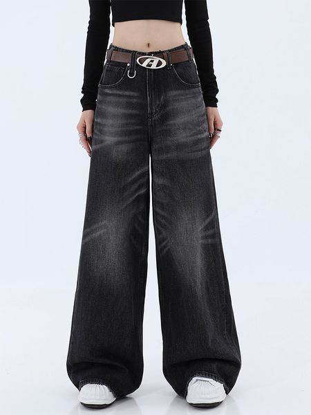 women s jeans y2k harajuku hitam pinggang tinggi streetwear longgar celana wanita hip hop kaki lebar lurus musim gugur semua cocok baru 2305, Blue
women s jeans y2k harajuku hitam pinggang tinggi streetwear longgar celana wanita hip hop kaki lebar lurus musim gugur semua cocok baru 2305, Blue