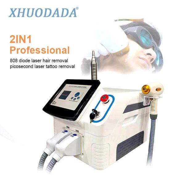 2 in 1 808 diode laser permanent hair removal q switched nd yag portable picosecond laser tattoo removal machine, Black
2 in 1 808 diode laser permanent hair removal q switched nd yag portable picosecond laser tattoo removal machine, Black