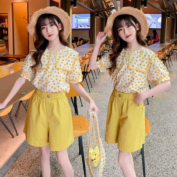 clothing sets summer girls clothing set teenage kids tracksuit polka dot short sleeve shirt + shorts casual 6 8 10 12 years child girl cloth, White
clothing sets summer girls clothing set teenage kids tracksuit polka dot short sleeve shirt + shorts casual 6 8 10 12 years child girl cloth, White