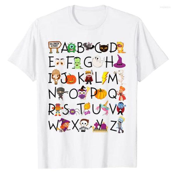 t men's shirts halloween alphabet abcs learning kindergarten teacher kids t-shirt gifts funny schoolwear costume cute novelty graphic t, White;black
t men's shirts halloween alphabet abcs learning kindergarten teacher kids t-shirt gifts funny schoolwear costume cute novelty graphic t, White;black