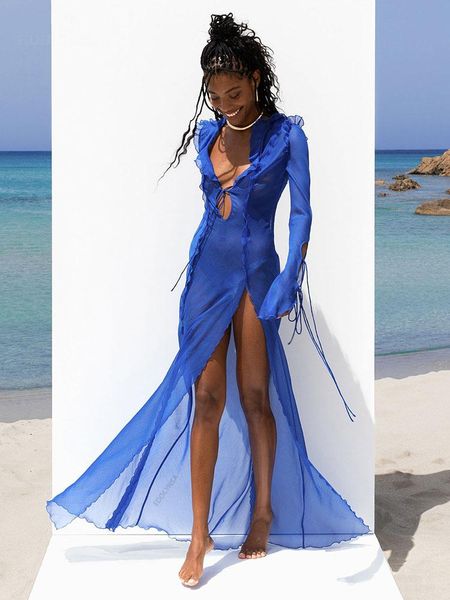 dresses v neck perspective ruffle drawstring tight maxi dresses for women 2023 spring summer elegant side split party vestido a1942, Black;gray
dresses v neck perspective ruffle drawstring tight maxi dresses for women 2023 spring summer elegant side split party vestido a1942, Black;gray