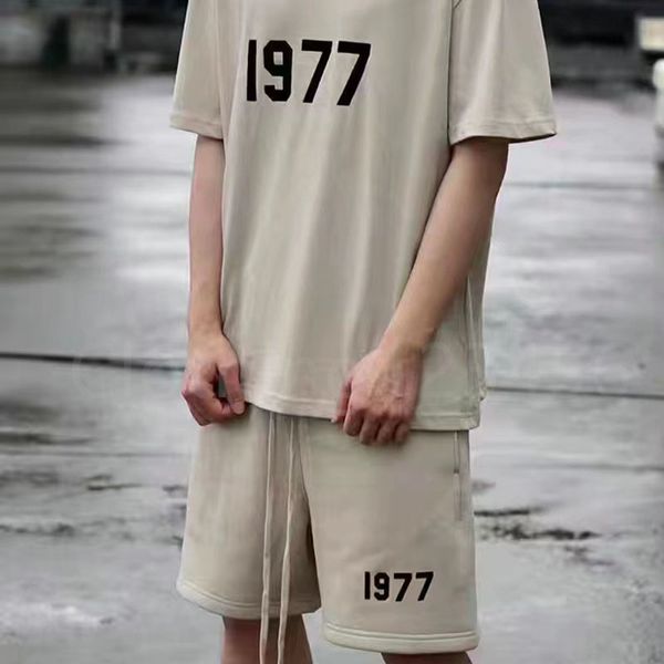 mens tracksuits 1977 sets sportswear tracksuit summer suits t shirt sports suit shorts tshirt cotton womens short sleeve two piece pants set, Gray
mens tracksuits 1977 sets sportswear tracksuit summer suits t shirt sports suit shorts tshirt cotton womens short sleeve two piece pants set, Gray