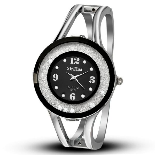 luxury women bangle watches quartz fashion bracelet watch crystal stainless steel brand xinhua casual clock wristwatch relojes, Slivery;golden
luxury women bangle watches quartz fashion bracelet watch crystal stainless steel brand xinhua casual clock wristwatch relojes, Slivery;golden