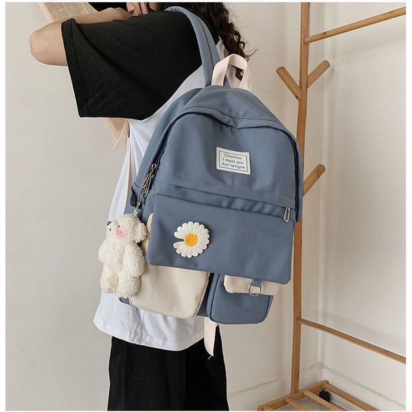backpack school bags for teenage girls backpack school women nylon bookbags soft solid panelled flowers student schoolbag 230516
backpack school bags for teenage girls backpack school women nylon bookbags soft solid panelled flowers student schoolbag 230516