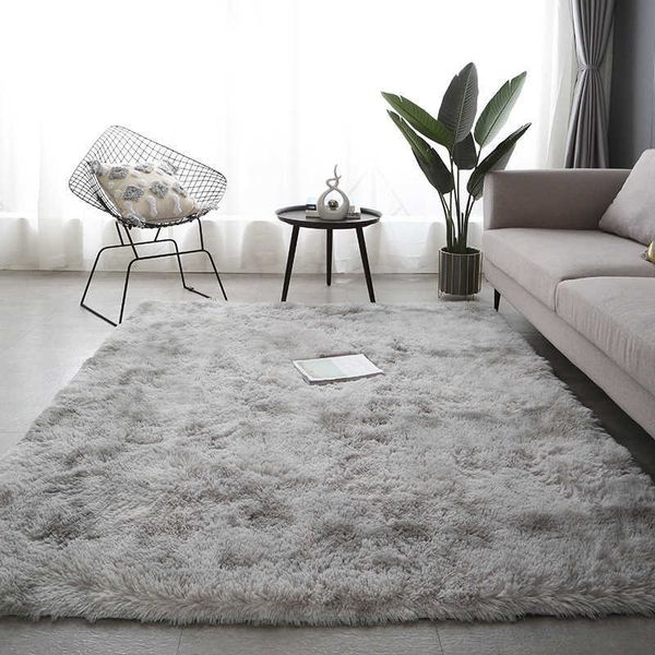 

Carpets For Living Room Modern Sofas Grey Fluffy Carpet Bedroom Decoration Anti-slip Furry Large Rug Washable Floor Covering Mat