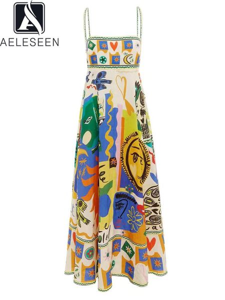 dresses aeleseen designer fashion cotton dress spring summer women spaghetti strap contrast cartoon print long vacation camisole poplin, Black;gray
dresses aeleseen designer fashion cotton dress spring summer women spaghetti strap contrast cartoon print long vacation camisole poplin, Black;gray