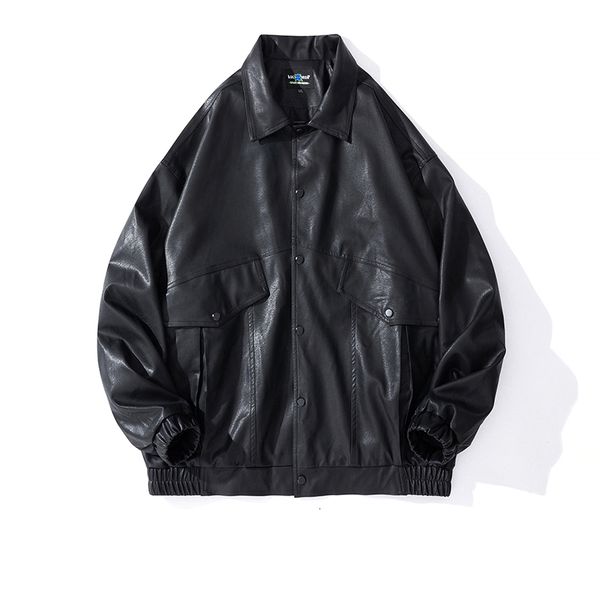 men s jackets mode pria musim gugur hitam lembut jaket kulit imitasi hip hop longgar streetwear pakaian saku 230516, Black;brown
men s jackets mode pria musim gugur hitam lembut jaket kulit imitasi hip hop longgar streetwear pakaian saku 230516, Black;brown