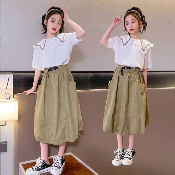 clothing sets girls summer clothes fashion short sleeve shirt+ skirt 2pcs sets children princess party outfits teen kids girl clothing suit, White
clothing sets girls summer clothes fashion short sleeve shirt+ skirt 2pcs sets children princess party outfits teen kids girl clothing suit, White