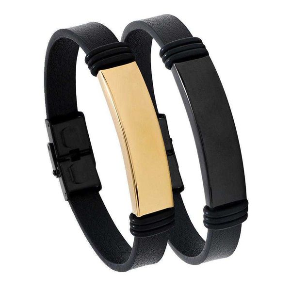 leather stainless steel bracelet wrist ring fashion cattlehide casual light board can carve writing, Golden;silver
leather stainless steel bracelet wrist ring fashion cattlehide casual light board can carve writing, Golden;silver