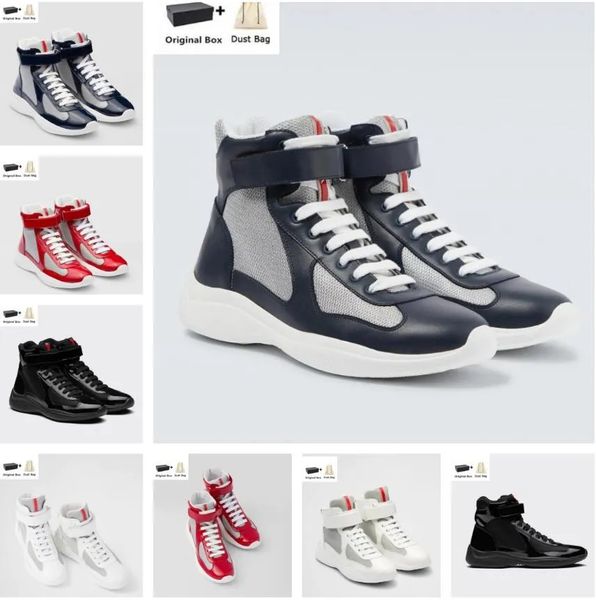 high-men america cup sports shoes patent calf leather mesh nylon man sneakers light rubber sole famous brand trainers shoe eu38-46 original, Black
high-men america cup sports shoes patent calf leather mesh nylon man sneakers light rubber sole famous brand trainers shoe eu38-46 original, Black