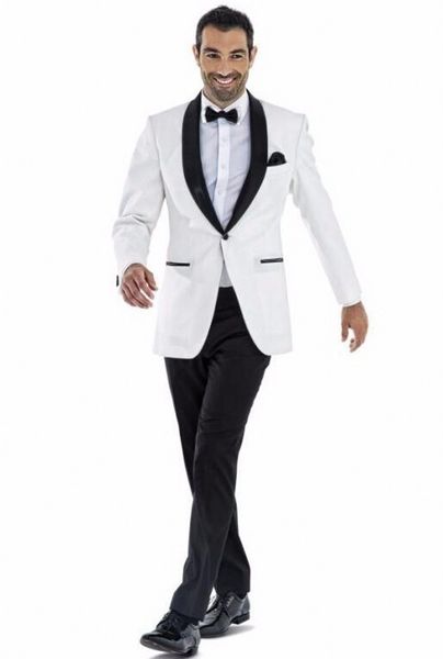 brand new white groom tuxedos black shawl lapel slim fit men wedding tuxedo fashion men jacket blazer men prom dinner/darty suit jacket pant, Black;gray
brand new white groom tuxedos black shawl lapel slim fit men wedding tuxedo fashion men jacket blazer men prom dinner/darty suit jacket pant, Black;gray