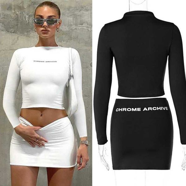 retail desinger casual dresses women two piece outfits fashion letter printed outfits long sleeve slim short skirt set, Black;gray
retail desinger casual dresses women two piece outfits fashion letter printed outfits long sleeve slim short skirt set, Black;gray