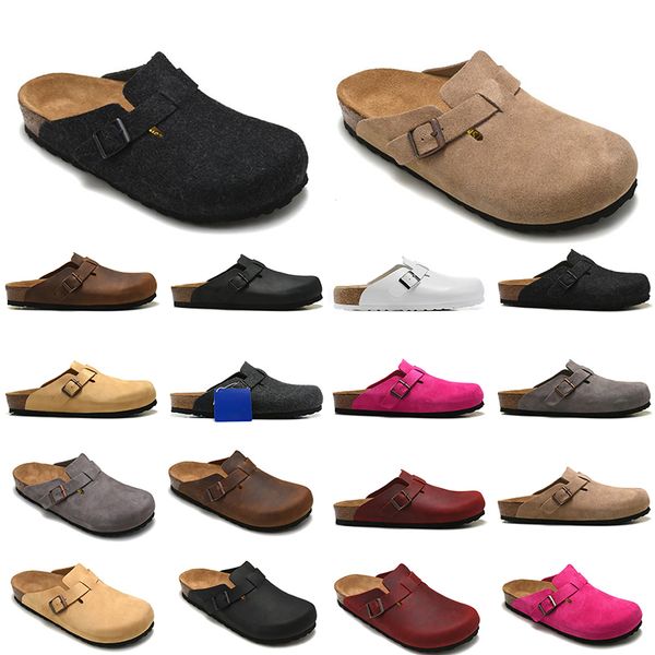 2023 birknstock slippers boston clogs sandal designer slippers suede sneakers clogs sandals men women platform slides pink black white suede
2023 birknstock slippers boston clogs sandal designer slippers suede sneakers clogs sandals men women platform slides pink black white suede