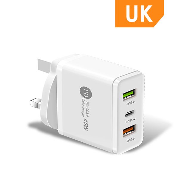 new pd45w quick charge mobile phone charger 5v4a euro-american regulation pd+2usb multi-port adapter charging head
new pd45w quick charge mobile phone charger 5v4a euro-american regulation pd+2usb multi-port adapter charging head