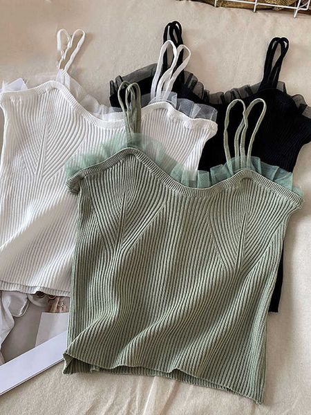 women's tanks camis heliar women lace join together knitting vest summer chic pure colour y2k clothes chiffon neck shoulder strap aa23, White
women's tanks camis heliar women lace join together knitting vest summer chic pure colour y2k clothes chiffon neck shoulder strap aa23, White