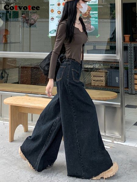 women s jeans celana longgar hitam cotvotee untuk wanita mode baru pakaian jalanan kaki lebar y2k pinggang tinggi panjang penuh 230516, Blue
women s jeans celana longgar hitam cotvotee untuk wanita mode baru pakaian jalanan kaki lebar y2k pinggang tinggi panjang penuh 230516, Blue