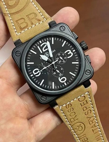luxury mens watch designer business wrist watch automatic mechanical bell brown leather black rubber ross 6 hands women's watches 2023, Slivery;golden
luxury mens watch designer business wrist watch automatic mechanical bell brown leather black rubber ross 6 hands women's watches 2023, Slivery;golden
