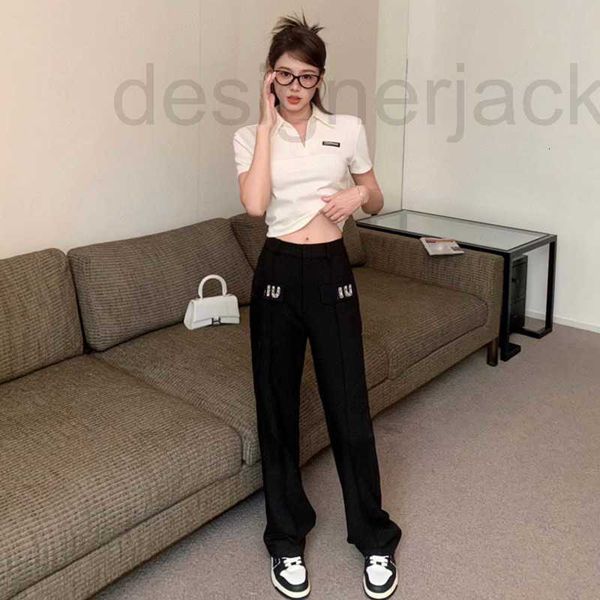 women's tracksuits designer womens set polo collar handmade letters rhinestone high waist straight pants two-pie trendy women clothing, Gray
women's tracksuits designer womens set polo collar handmade letters rhinestone high waist straight pants two-pie trendy women clothing, Gray