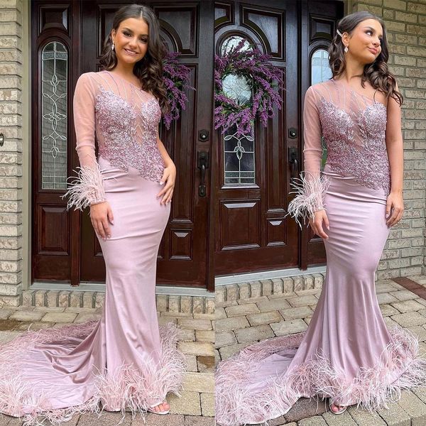 gorgeous mermaid prom dresses one shoulder shining applicants backless zipper feathers court gown custom made plus size party dress vestido, Black
gorgeous mermaid prom dresses one shoulder shining applicants backless zipper feathers court gown custom made plus size party dress vestido, Black