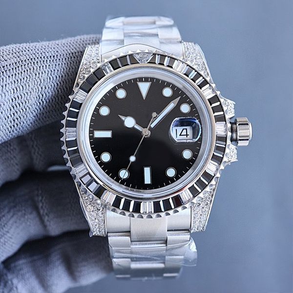 with diamonds mens watch diving 40mm automatic machine 904l stainless steel sapphire luminous waterproof montre st9 aaa dhgate watches auto, Slivery;brown
with diamonds mens watch diving 40mm automatic machine 904l stainless steel sapphire luminous waterproof montre st9 aaa dhgate watches auto, Slivery;brown