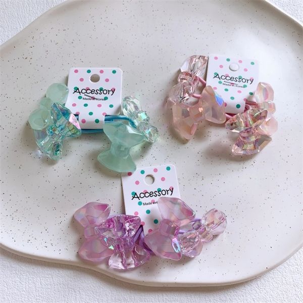 1 pair summer new korean sweet girl princess cute jelly color bow hair rope fashion children's ponytail hair accessories, Slivery;white
1 pair summer new korean sweet girl princess cute jelly color bow hair rope fashion children's ponytail hair accessories, Slivery;white