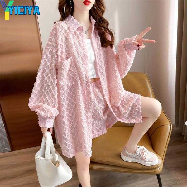yiciya women's tracksuits summer tweed two piece set womens retro long sleeve shorts elasticated waist korean fashion shirts cardigans, Gray
yiciya women's tracksuits summer tweed two piece set womens retro long sleeve shorts elasticated waist korean fashion shirts cardigans, Gray