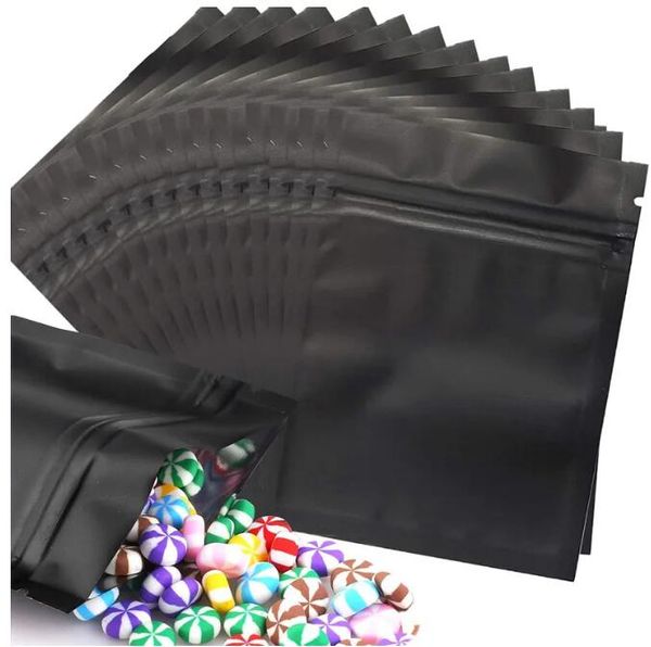 black resealable smell proof bags mylar bags matte black foil pouch double-sided flat zipper bag wholesale
black resealable smell proof bags mylar bags matte black foil pouch double-sided flat zipper bag wholesale