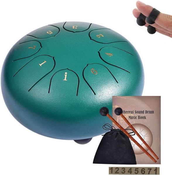 steel tongue drum musical 8 notes 6 inches drum steel tongue percussion instrument handpan with drumsticks and bag for children and adult
steel tongue drum musical 8 notes 6 inches drum steel tongue percussion instrument handpan with drumsticks and bag for children and adult