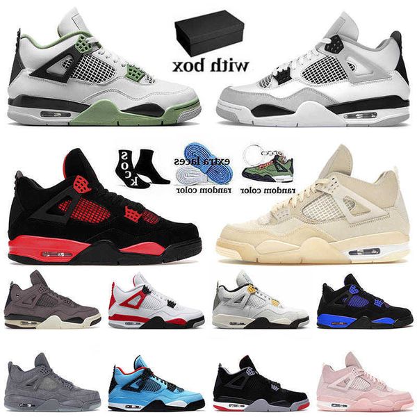 with box designer with box 4 men basketball shoes jumpman 4s military black red thunder white sail mens women trainers sneakers 36-47
with box designer with box 4 men basketball shoes jumpman 4s military black red thunder white sail mens women trainers sneakers 36-47