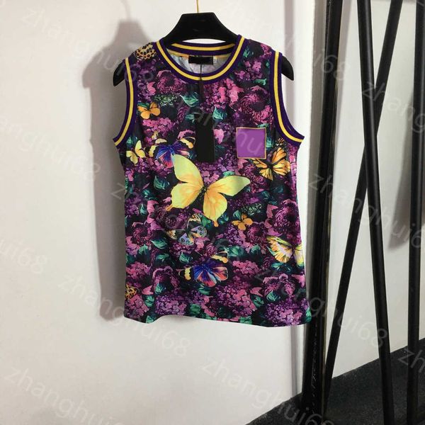 23ss womens tanks camis womens designer clothing vest camis tank round neck contrasting butterfly flower print vest womens clothes, White
23ss womens tanks camis womens designer clothing vest camis tank round neck contrasting butterfly flower print vest womens clothes, White