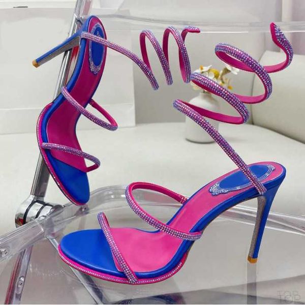 famous sandals high heels dress shoes sandal luxury designer crystal ankle strap winding 10mm fashionable stiletto heel for womens rene caov, Black
famous sandals high heels dress shoes sandal luxury designer crystal ankle strap winding 10mm fashionable stiletto heel for womens rene caov, Black