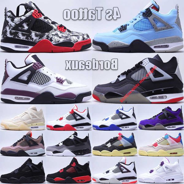 with box designer 4 basketball shoes for men women 4s trainers university blue tattoo bred bordeaux guava ice red thunder shimmer outdoor sn, Black
with box designer 4 basketball shoes for men women 4s trainers university blue tattoo bred bordeaux guava ice red thunder shimmer outdoor sn, Black