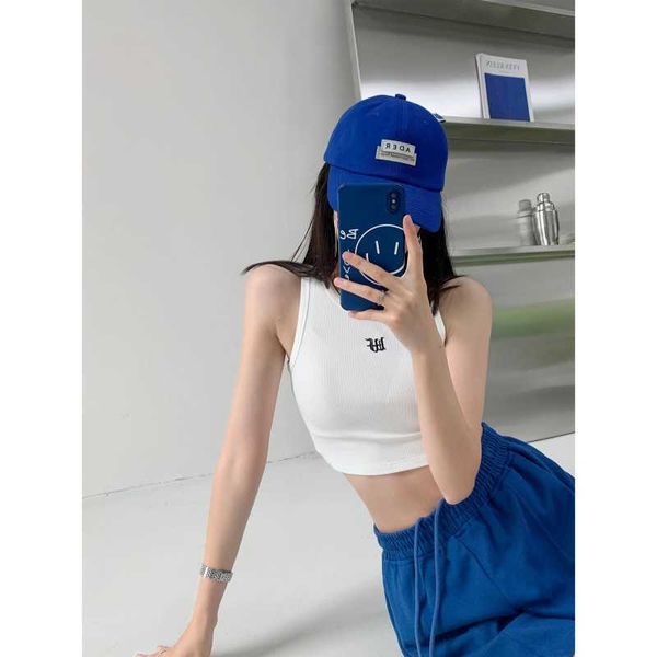 high street spicy girl open umbilical short tank pure desire letter embroidery thread slim fit outer wearing sleeveless female, White
high street spicy girl open umbilical short tank pure desire letter embroidery thread slim fit outer wearing sleeveless female, White