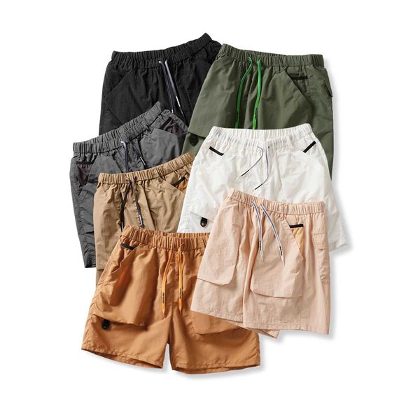 designer men's shorts casual 5 points large pockets work models solid color casual mid-waist summer shorts, White;black
designer men's shorts casual 5 points large pockets work models solid color casual mid-waist summer shorts, White;black