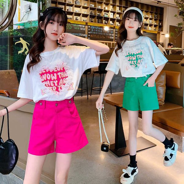 clothing sets teenager summer girls clothes letter love heart t shirt + shorts outfits children 5 6 8 10 12 years kids short sleeve tracksui, White
clothing sets teenager summer girls clothes letter love heart t shirt + shorts outfits children 5 6 8 10 12 years kids short sleeve tracksui, White