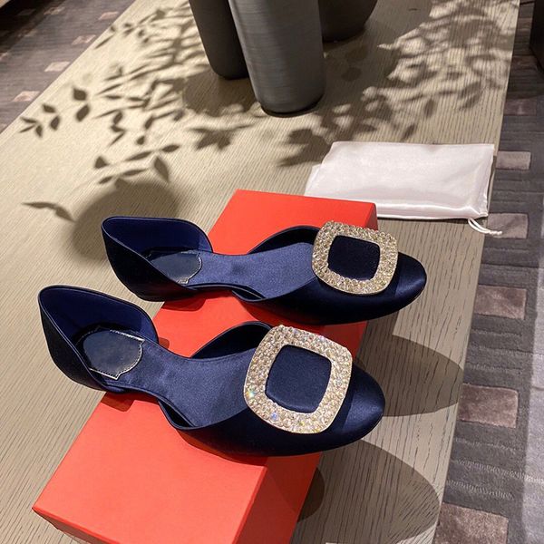 with box designer heels women dress shoes water diamond square buckle women's shoes with hollow satin flat sole silver gray black red b
with box designer heels women dress shoes water diamond square buckle women's shoes with hollow satin flat sole silver gray black red b