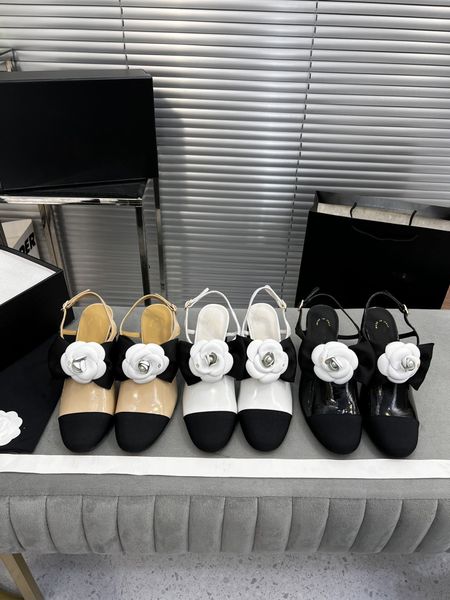female camellia bowtie designer famous sandals office lady pump fashion women chunky high heels summer beige genuine leather buckle c strap, Black
female camellia bowtie designer famous sandals office lady pump fashion women chunky high heels summer beige genuine leather buckle c strap, Black