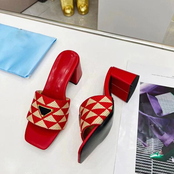 designer luxury dress shoes luxury brand women's mid-heeled slippers comfortable street simple fashion style triangle lattice non-slip, Black
designer luxury dress shoes luxury brand women's mid-heeled slippers comfortable street simple fashion style triangle lattice non-slip, Black