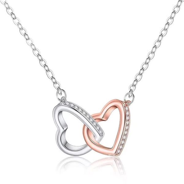 designer necklaces luxury fashion jewelry party 925 silver double hearts diamond pendant rose gold for womens fancy dress long chain jewelle
designer necklaces luxury fashion jewelry party 925 silver double hearts diamond pendant rose gold for womens fancy dress long chain jewelle