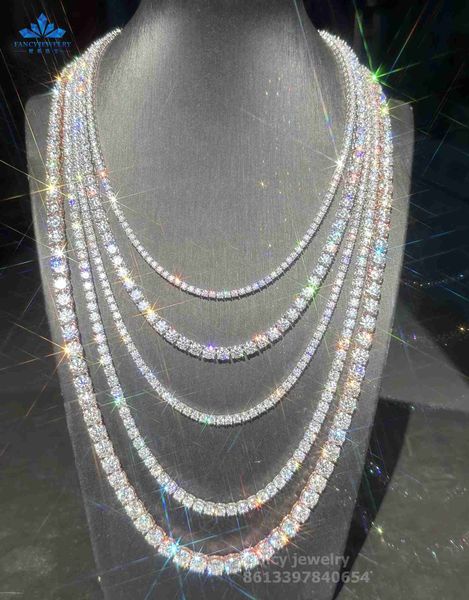 925 sterling silver gold plated vvs diamond chains 3mm 4mm 5mm moissanite tennis chain iced out bracelet hip hop
925 sterling silver gold plated vvs diamond chains 3mm 4mm 5mm moissanite tennis chain iced out bracelet hip hop