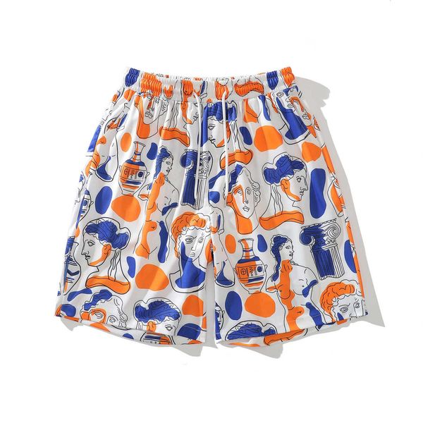 men's clothing hawaiian seaside couple casual beach pants ins trendy brand loose summer and women's sports capris shorts, White;black
men's clothing hawaiian seaside couple casual beach pants ins trendy brand loose summer and women's sports capris shorts, White;black